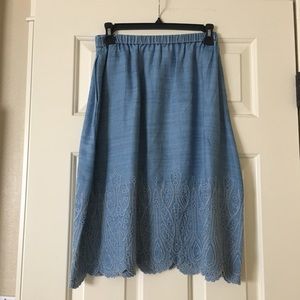 Denim skirt